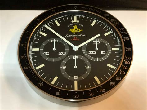 omega speedmaster moonwatch wall clock.